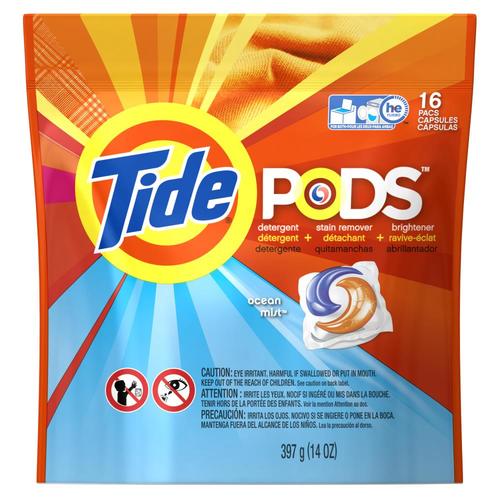 Tide Pods 16-Count Ocean Mist HE Laundry Detergent at Lowes.com