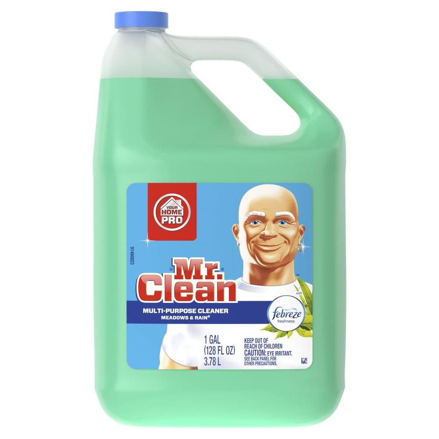 Mr. Clean with Febreze 128-fl oz Meadows and Rain Disinfectant All ...