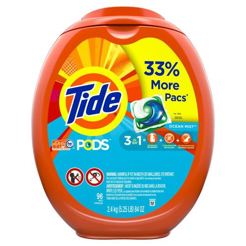 Tide 96 Count Ocean Mist HE Laundry Detergent in the Laundry Detergent ...