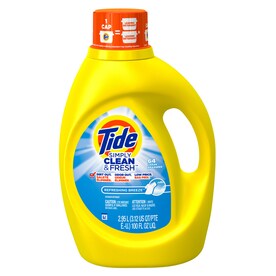 UPC 037000891291 product image for Tide 100-fl oz Refreshing Breeze HE Liquid Laundry Detergent | upcitemdb.com