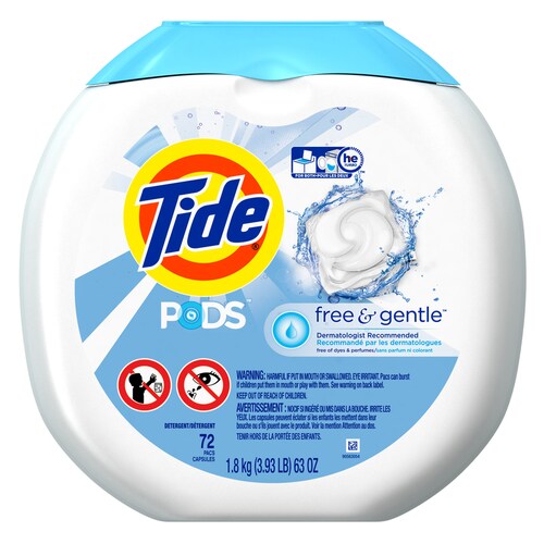 Tide Pods 72Count Unscented HE Laundry Detergent in the Laundry