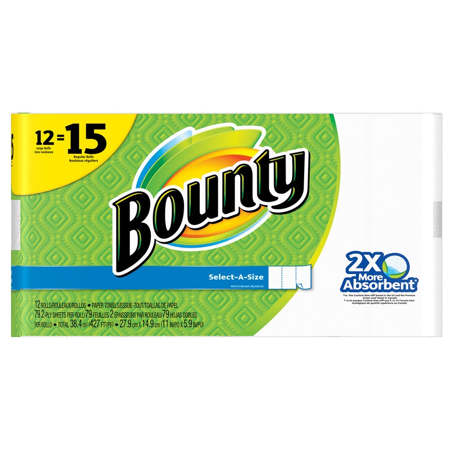 Bounty DRP BOUNTY ROLL PAPER TOWEL in the Paper Towels department at ...