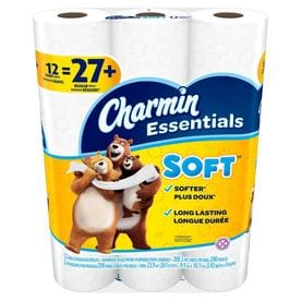 UPC 037000966074 product image for Charmin Toilet Paper Essentials 12GR | upcitemdb.com
