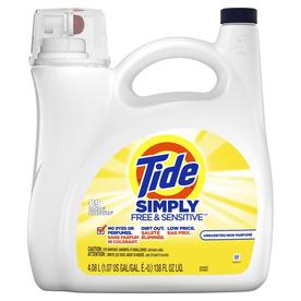Tide LQ Laundry Detergent Free and Sens 138oz