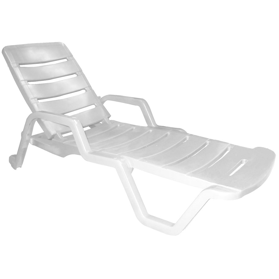 Chaise lounge Plastic Patio Chairs at 