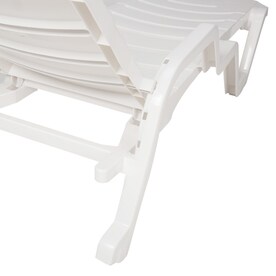 Adams Mfg Corp Stackable Resin Chaise Lounge Chair with ...