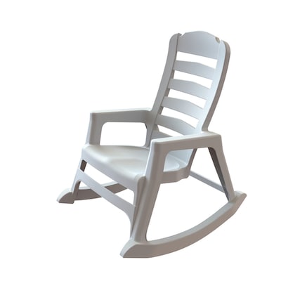 Adams Mfg Corp Plastic Rocking Chair S With Solid Seat At Lowes Com