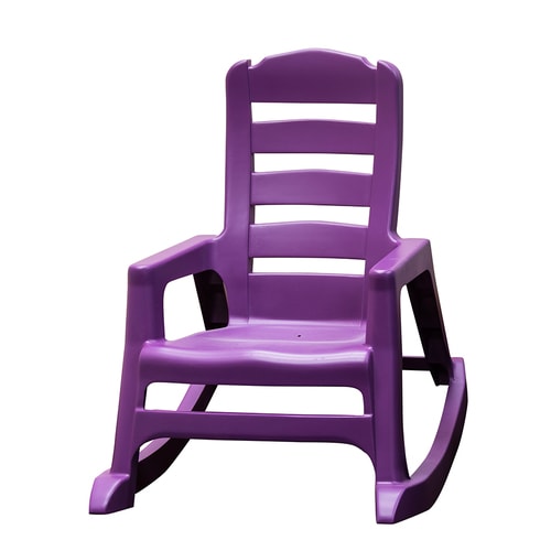 Adams Mfg Corp Kids Stackable Resin Rocking Chair in the Patio Chairs