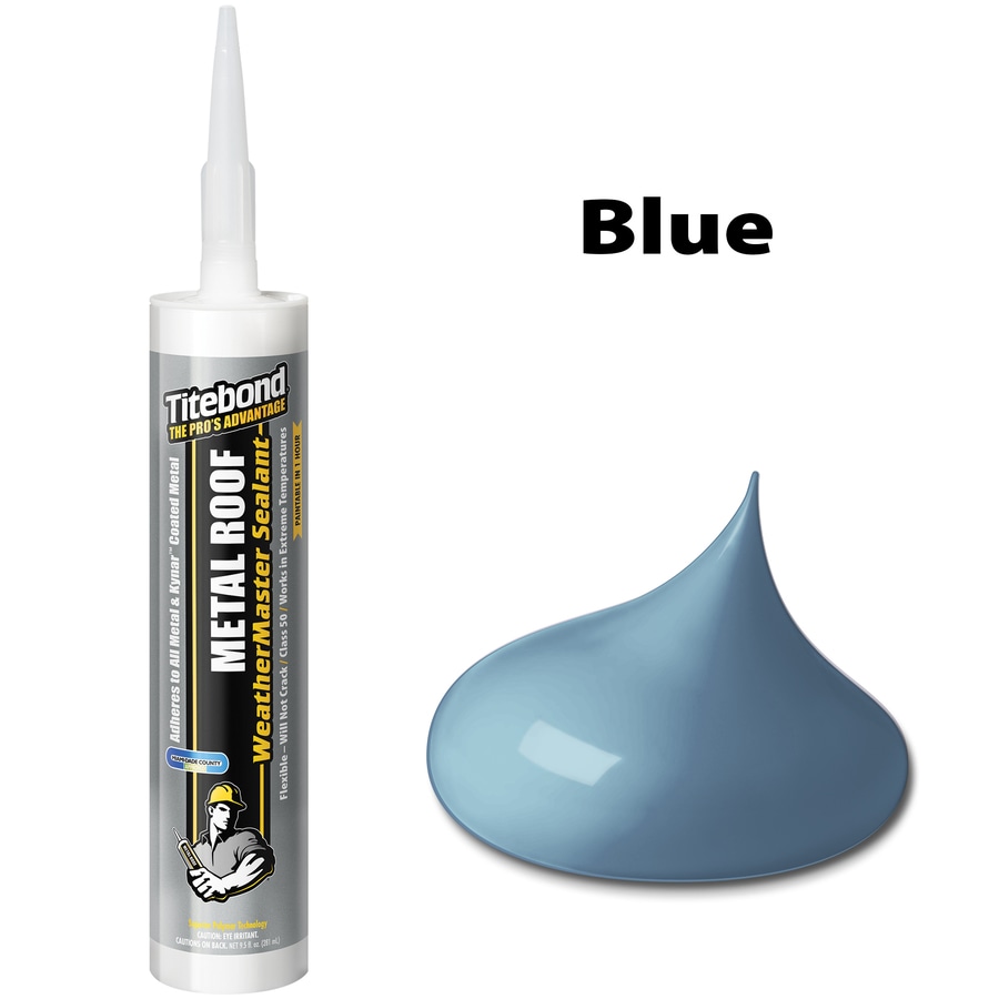 Blue Exterior Caulk at