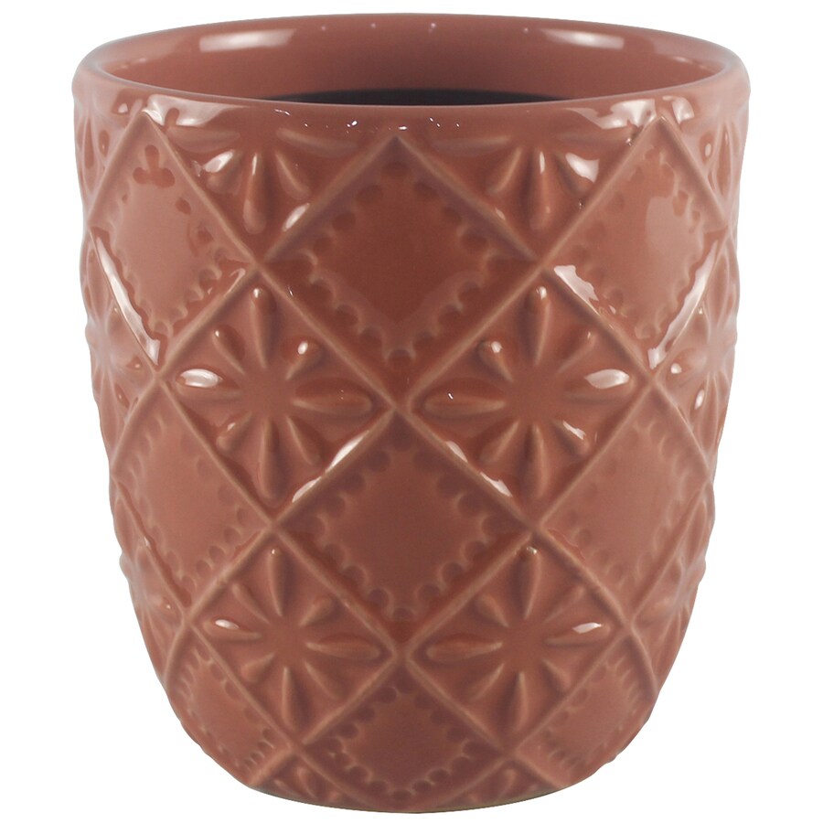 Trendspot 5-in W X 5.31-in H Blush Ceramic Planter At Lowes.com