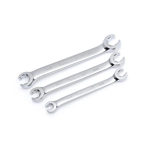 Crescent 3Piece 6Point Standard (SAE) Flare Nut Open End Wrench Set