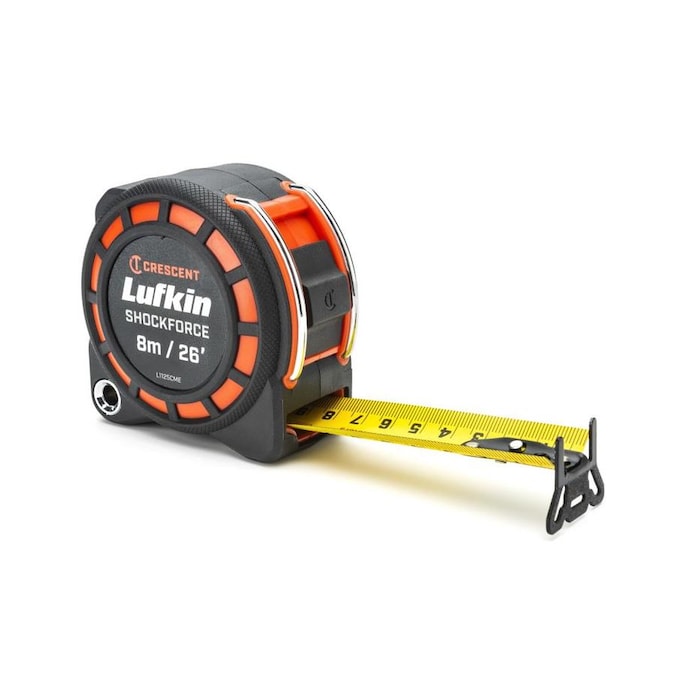 Crescent Lufkin Metric Shockforce Pack 26 Ft Tape Measure In The Tape Measures Department At Lowes Com