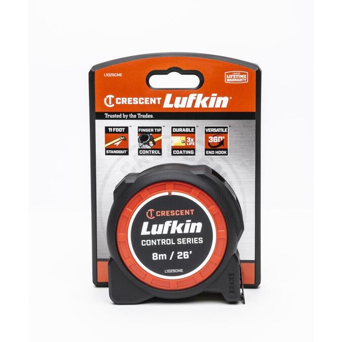 Crescent Lufkin Metric Control Pack 25 Ft Tape Measure In The Tape Measures Department At Lowes Com