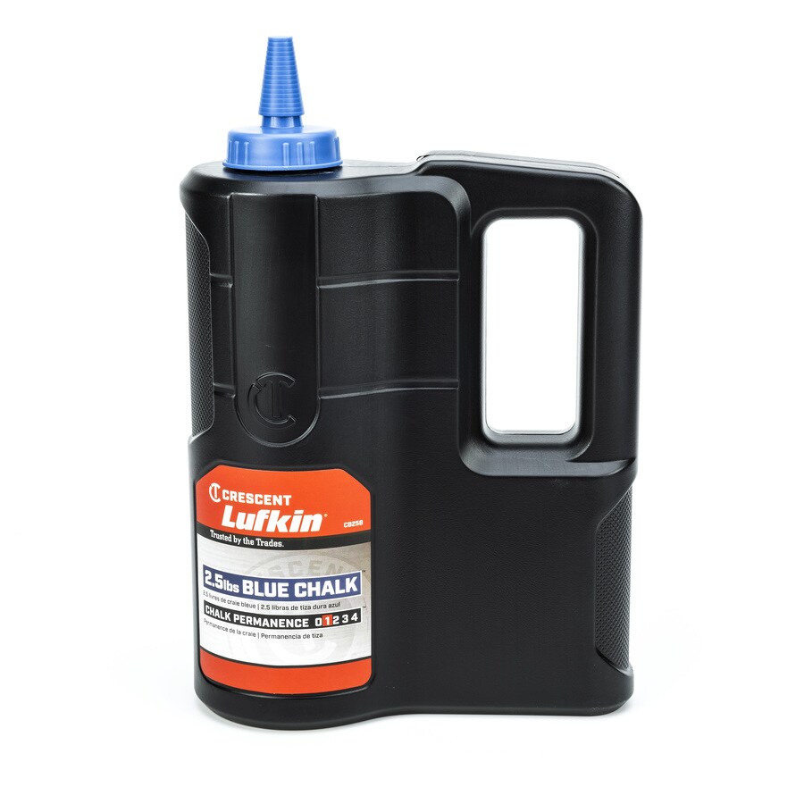 Lufkin Chalk In Bottle Blue 2.5 LB in the Line Chalk department at