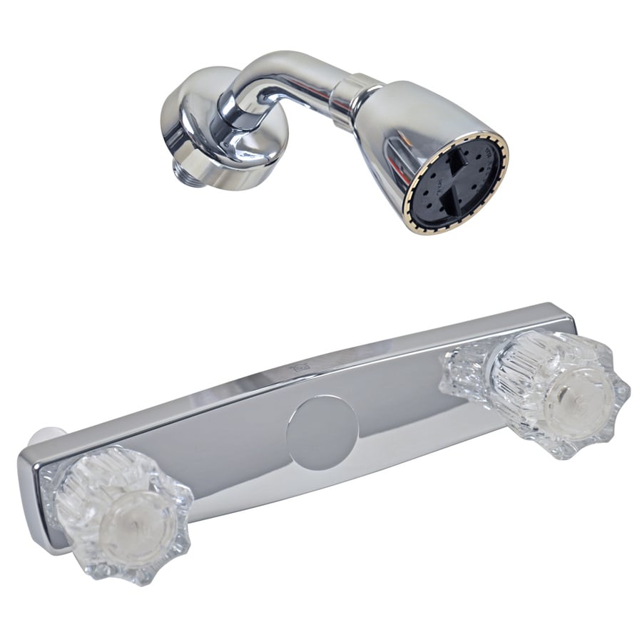 Shop Danco Chrome 2 Handle Shower Faucet With Valve At Lowes Com   037155106561 