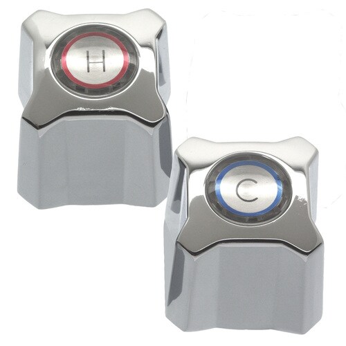 Danco 2Pack Chrome Knob Bathroom Sink Faucet Handle at