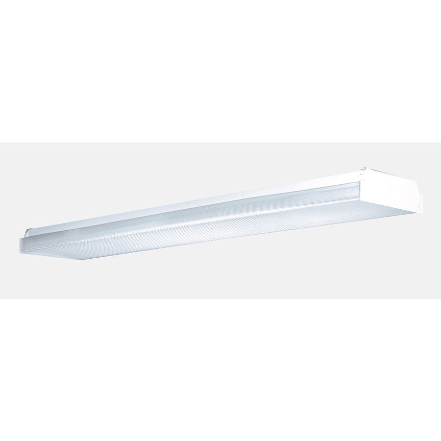 Utilitech Prismatic Acrylic Ceiling Fluorescent Light Common 4 Ft