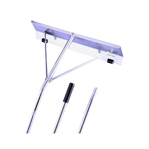 Garelick 21in Aluminum Roof Snow Rake Roofing Tool in the Roof Rakes department at