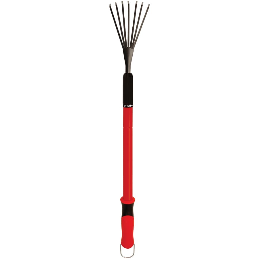 Corona 32-in L Steel-Handle Carbon Steel Garden Rake in the Garden ...