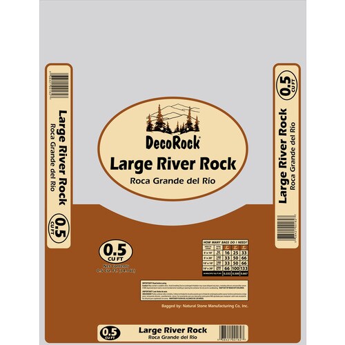 0 5 Cu Ft Brown River Rock In The Landscaping Rock Department At Lowes Com