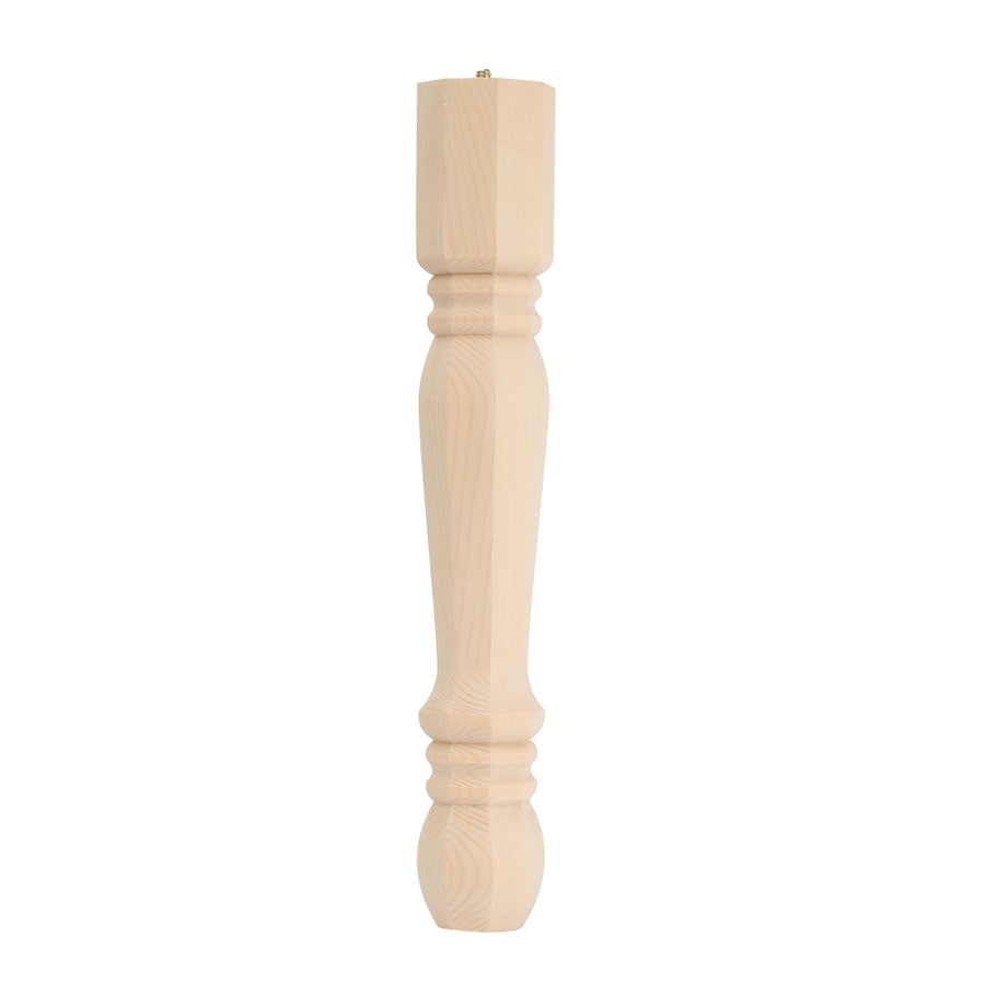 Waddell Pine End Table Leg (Actual: 2.125-in x 28-in) at 