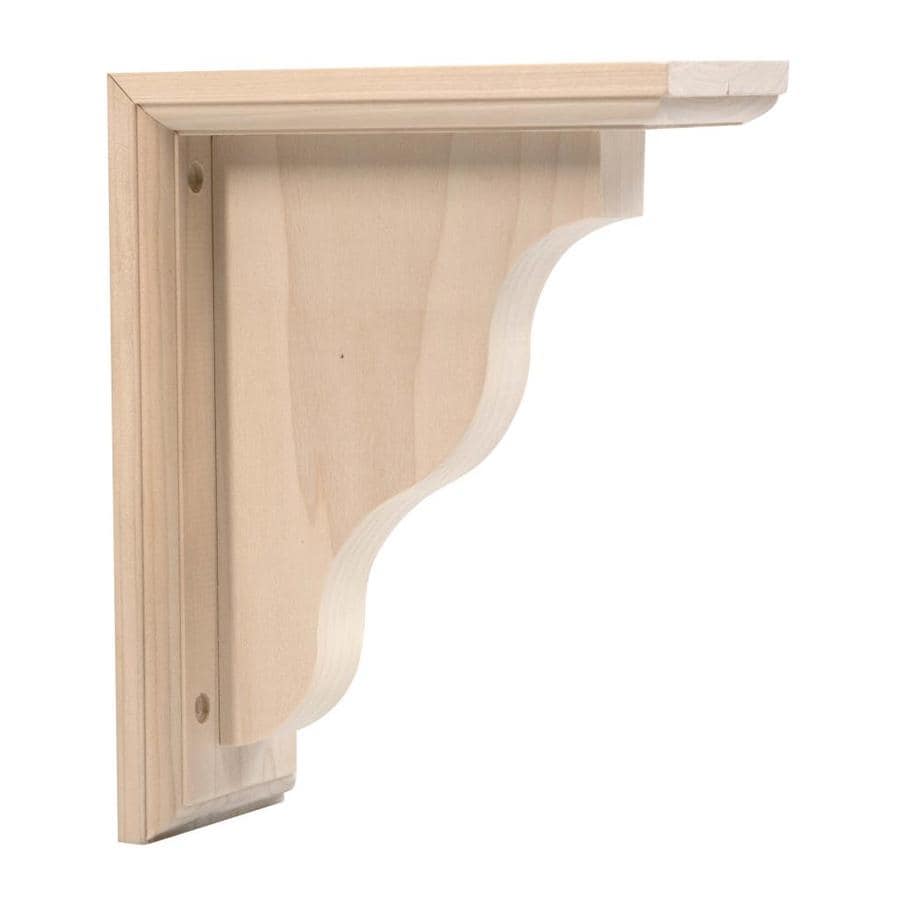 Shop Waddell 3.5-in x 9-in Two Way Bracket Corbel at Lowes.com