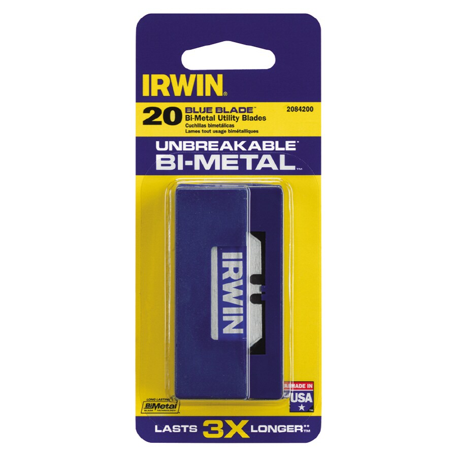 IRWIN Bi-Metal Utility Razor Blade(20-Pack) at Lowes.com
