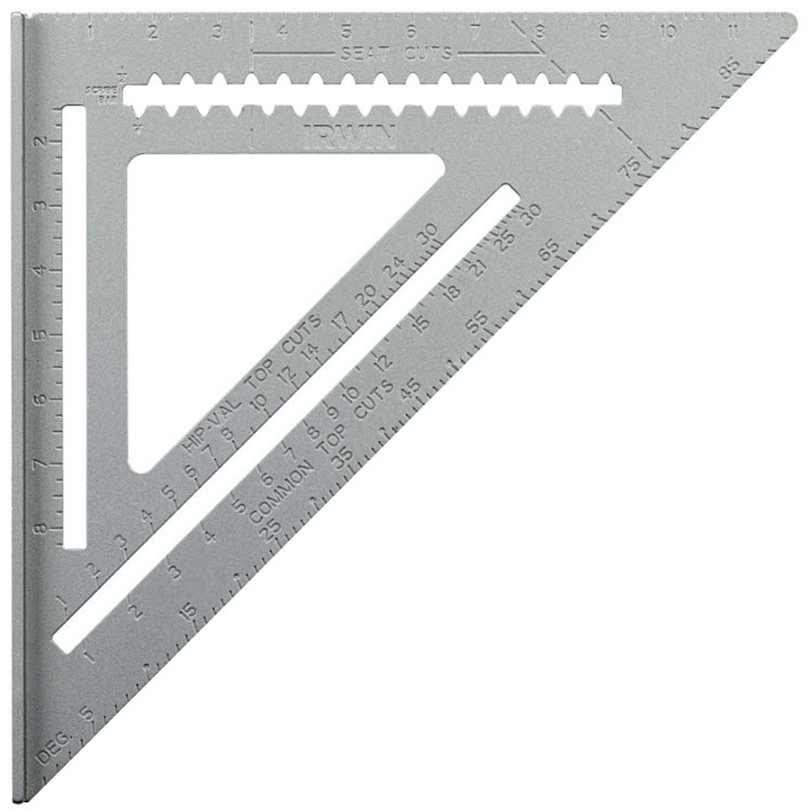 Shop IRWIN Aluminum Rafter Square at Lowes.com