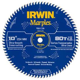 IRWIN Marples 10-in 80-Tooth Carbide Miter/Table Saw Blade