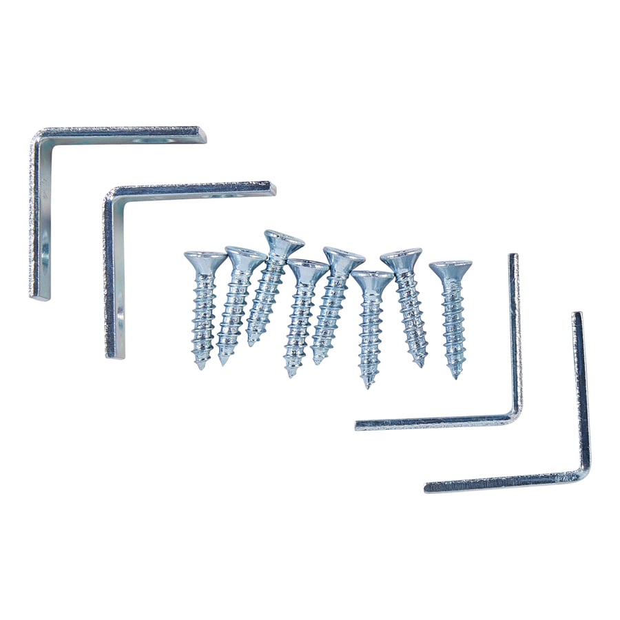 4 Pack 1 In Zinc Corner Braces