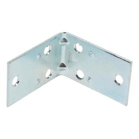 100-Steel Zinc Plated 1.5/" X 1.5/" Double Wide Angle Iron Corner Brace N285-510