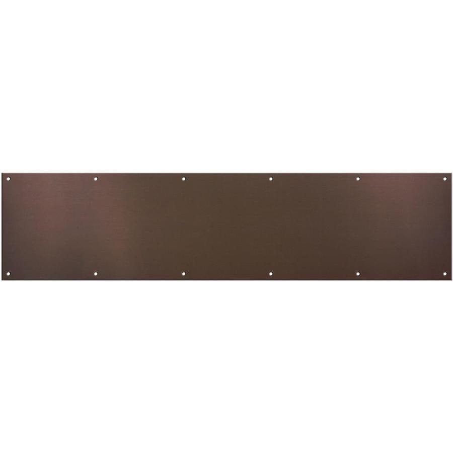 34 In X 8 In Aged Bronze Entry Door Kick Plate