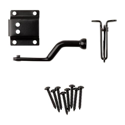 National Hardware 4-1/8-in Black Gate Latch in the Gate Hardware ...