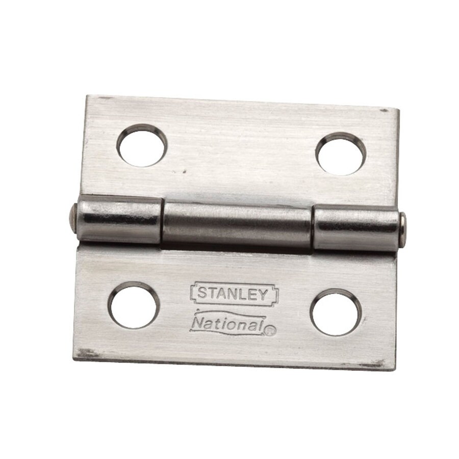 Stanley-National Hardware 1-1/2-in x 1-1/2-in Stainless Steel Soft-Close  Cabinet Hinge at