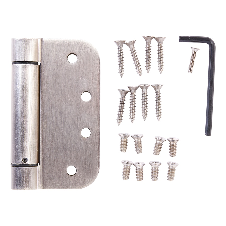 4 In H Satin Nickel 5 8 In Radius Exterior Barrel Door Hinge