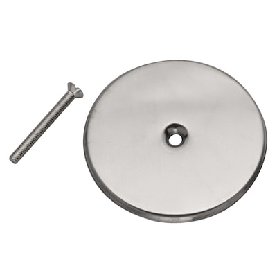 Oatey 6 In L Solid Round Stainless Steel Cover Plate At Lowes Com