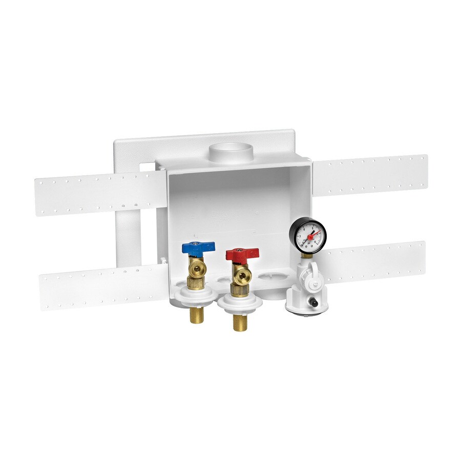 Oatey 38532 Quarter Turn Ball Valve PEX Washing Machine Outlet Box