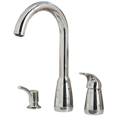Pfister Contempra Polished Chrome 1 Handle Pull Down Kitchen
