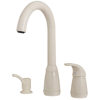 Pfister Contempra Biscuit 1 Handle Pull Down Kitchen Faucet At