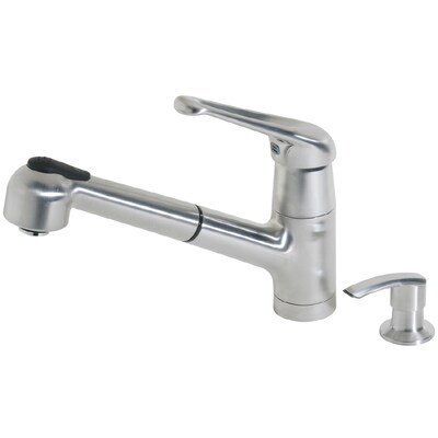 Pfister Genesis Stainless Steel 1 Handle Pull Out Kitchen Faucet