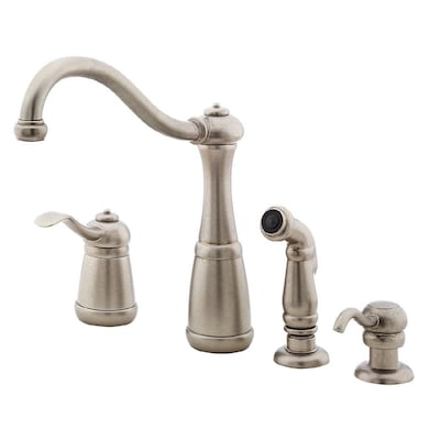 Pfister Marielle Rustic Bronze 1 Handle High Arc Kitchen Faucet At