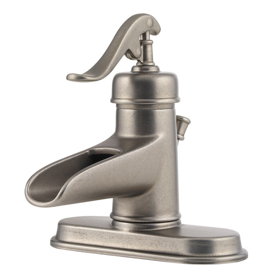 Price Pfister Ashfield Rustic Pewter 1-Handle WaterSense Bathroom ...