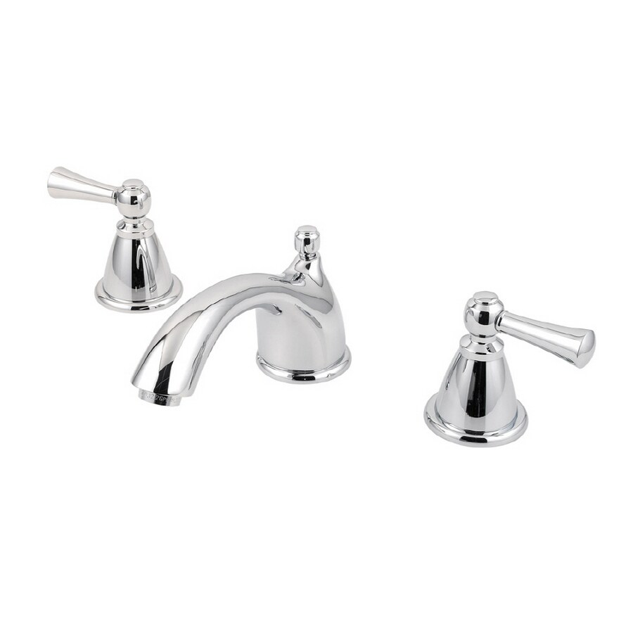 Price Pfister Clic Polished Chrome 2 Handle Bathroom Faucet Price Pfister Clic Polished Chrome 2 Handle Bathroom Faucet Drain Included