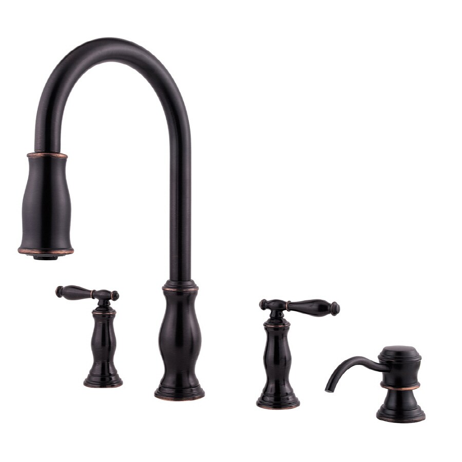 Pfister Haver Tuscan Bronze 2 Handle High Arc Kitchen