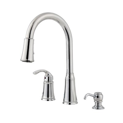 Pfister Lowe S Clic Polished Chrome 1 Handle Pull Down Kitchen Pfister Lowe S Clic Polished Chrome