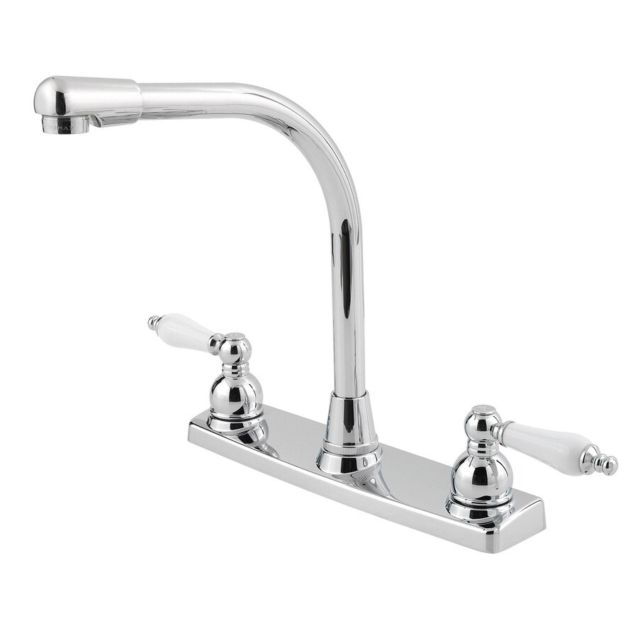 Pfister Pfirst Series Polished Chrome 2 Handle High Arc Kitchen