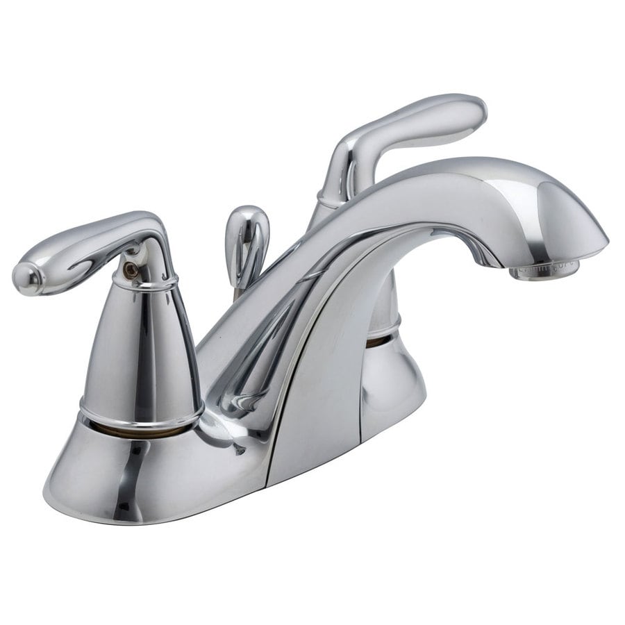 Pfister Serrano Polished Chrome 4 In Centerset 2 Handle Watersense Bathroom Sink Faucet With