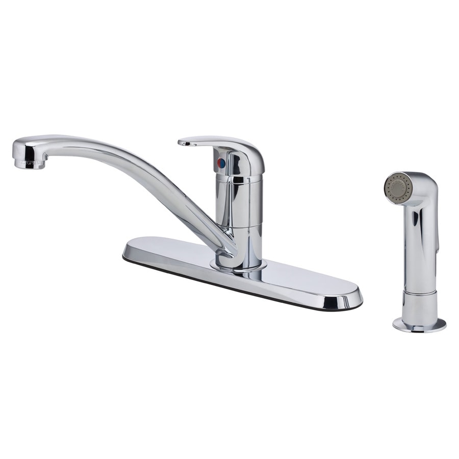 Pfister Pfirst Series Polished Chrome 1Handle DeckMount LowArc
