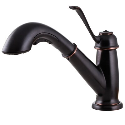 Pfister Bixby Tuscan Bronze Pull Out Kitchen Faucet At Lowes Com