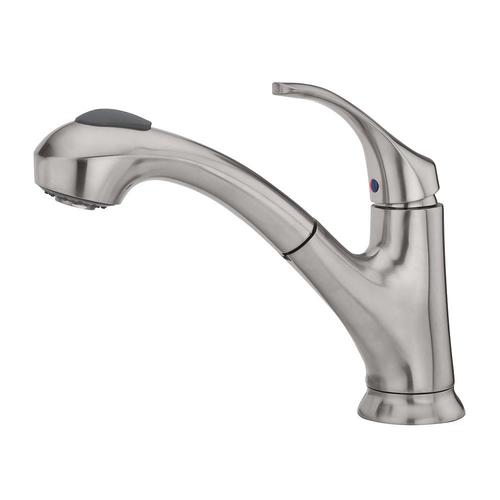 Pfister Shelton Stainless Steel 1 Handle Pull Out Kitchen Faucet
